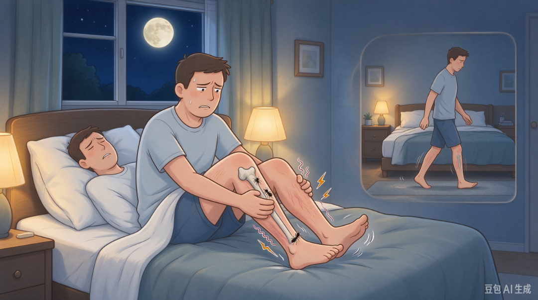 深夜双腿"闹鬼",监控拍下了"铁证"