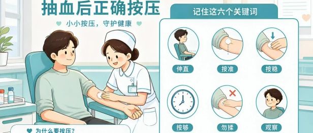 抽血完手臂淤青？原来是按压出了错