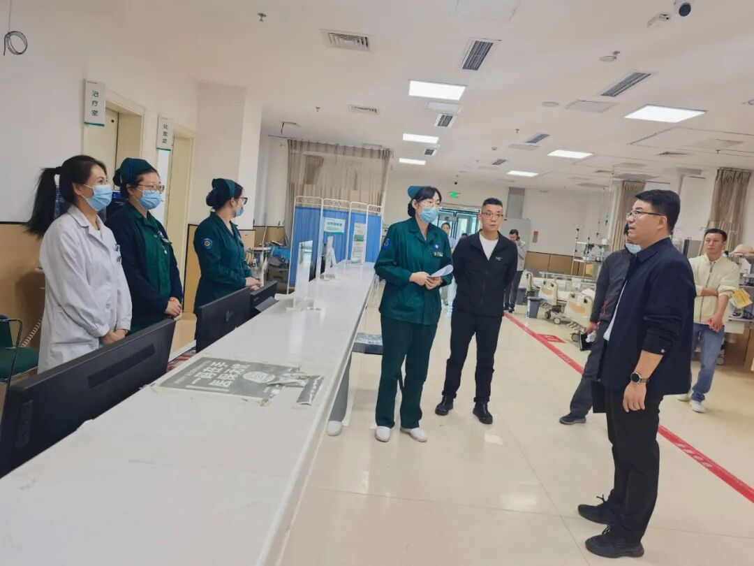 【医院动态】 医院国庆节前行政大查房，织密安全防护网