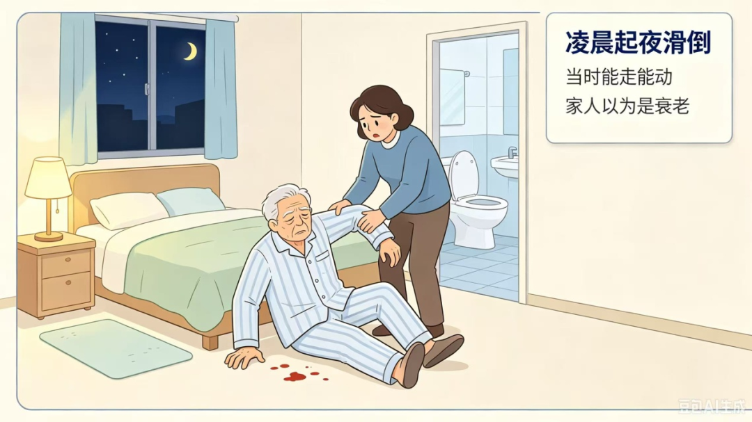 中山医声 | 老人跌倒没摔伤就是小事?千万别被“没事”骗了