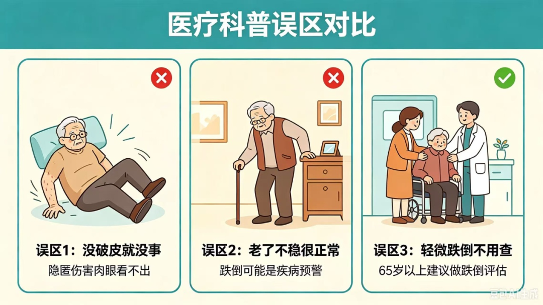 中山医声 | 老人跌倒没摔伤就是小事?千万别被“没事”骗了