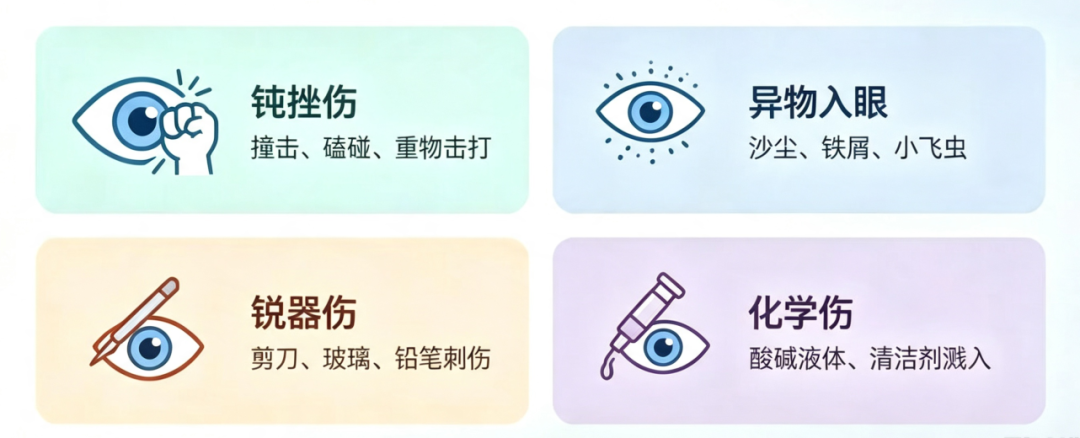 假期眼睛被误伤？眼外伤急救与处理指南！