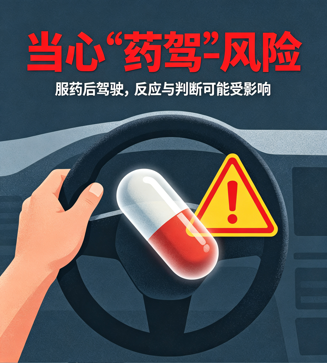 假期健康“医”点通 | 国庆自驾，当心“药驾”风险