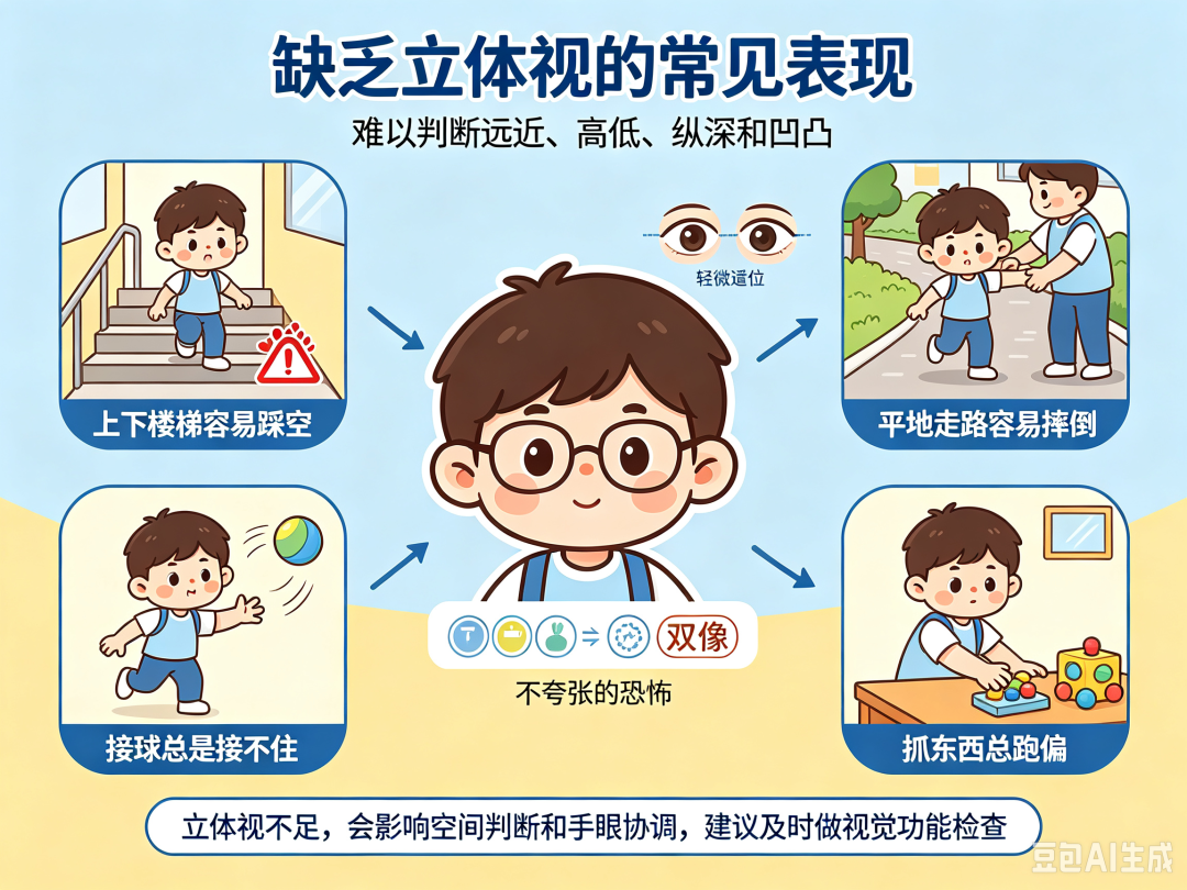 斜视检查时，为什么要检查立体视？