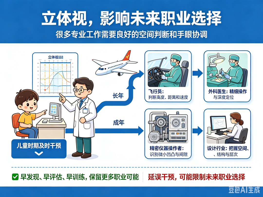 斜视检查时，为什么要检查立体视？