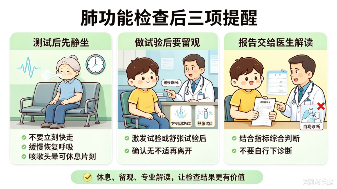 做肺功能检查前,要做好哪些准备?