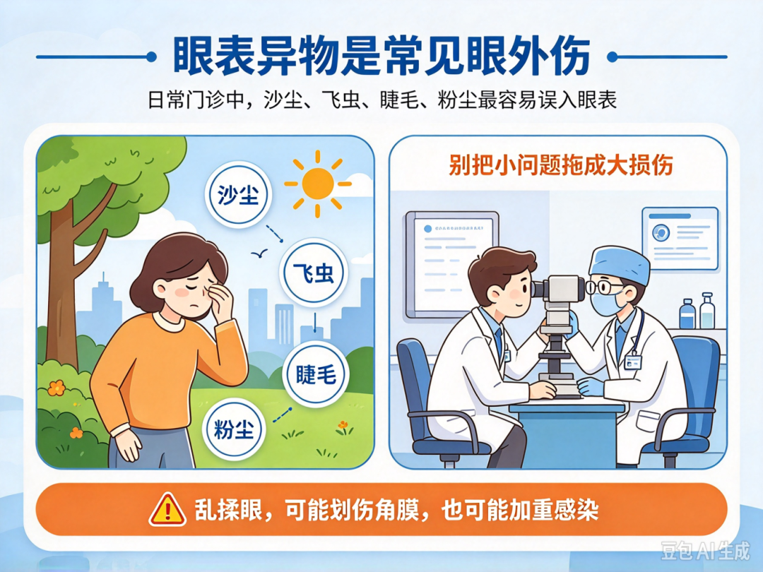 眼睛进了灰尘、小飞虫怎么办?眼科医生分享正确应急方法
