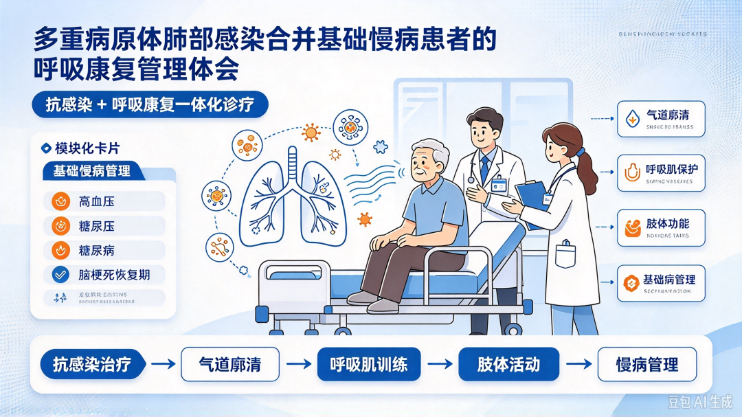 不止抗生素!复杂肺部感染,呼吸康复不可或缺