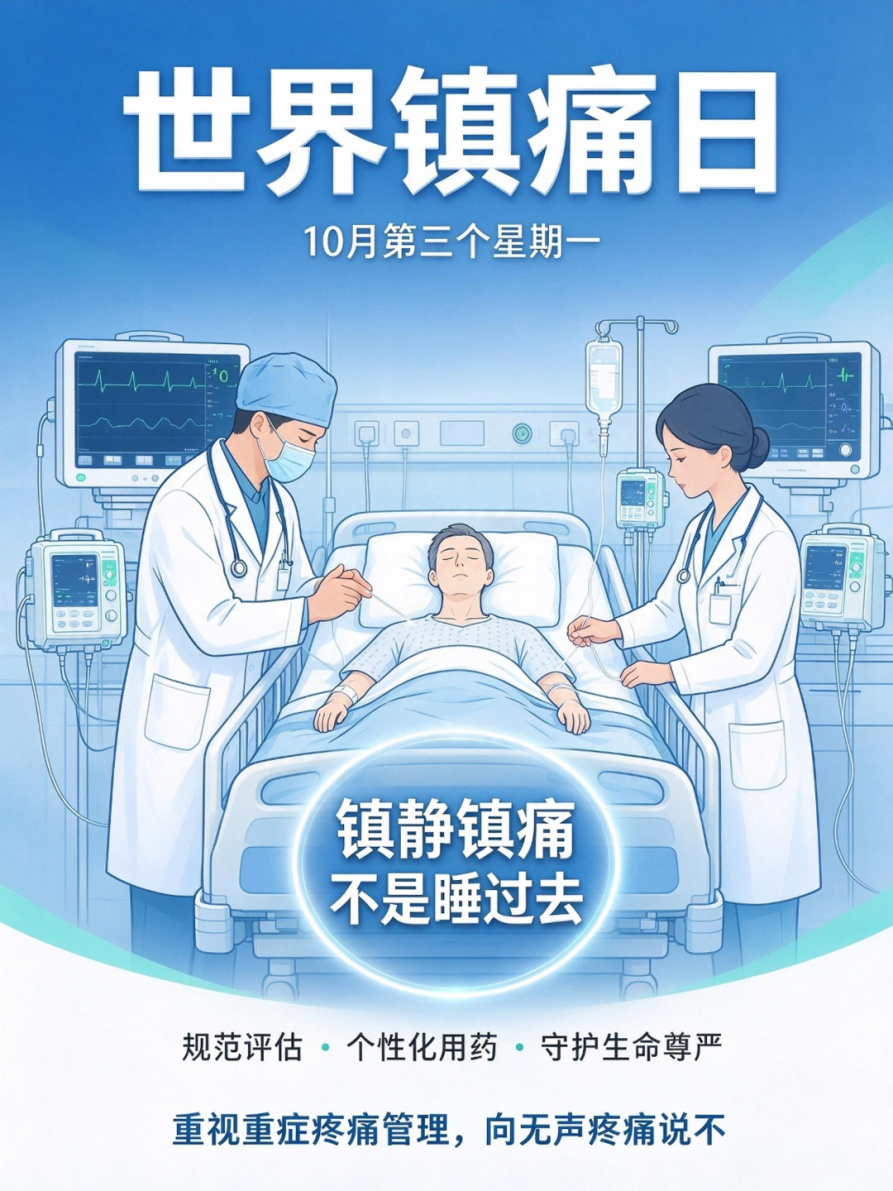 世界镇痛日|无痛守护ICU,最温柔的生命护盾
