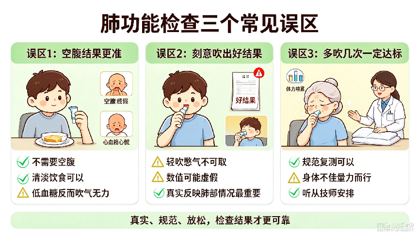 做肺功能检查前,要做好哪些准备?