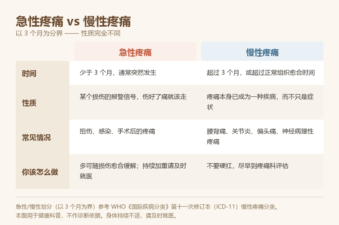 疼了三个月，就不再是"忍一忍"的事了