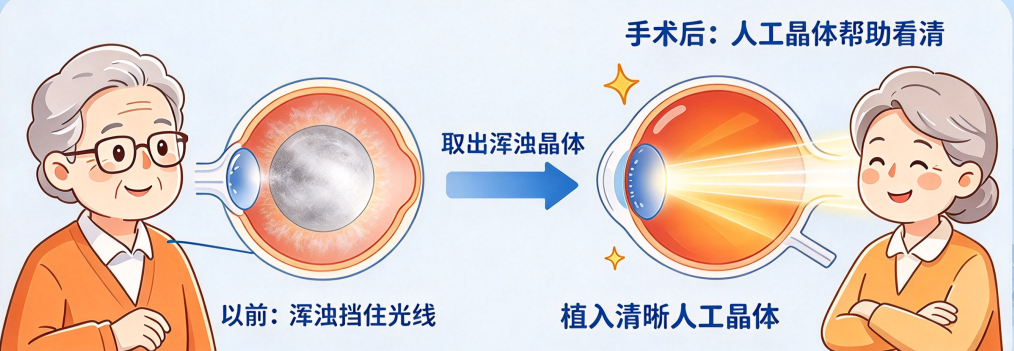 爸妈总说看不清?警惕白内障悄悄偷走清晰视界