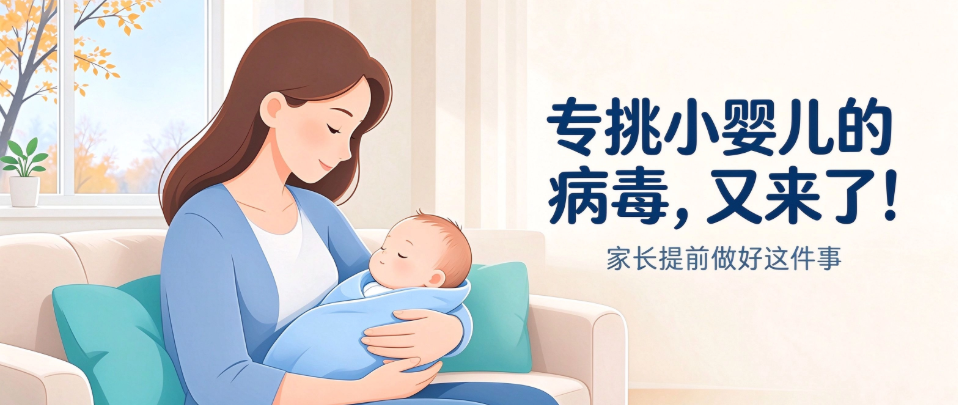 天气一转凉，这个 "专挑小婴儿" 的病毒又要来了！家长提前做好这件事