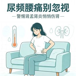 别把尿路感染当 “上火”！拖成肾盂肾炎可能伤肾