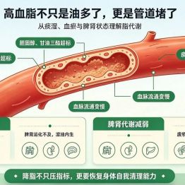 中山医声｜血脂总降不到目标值？中医看的是肝、脾、肾三脏