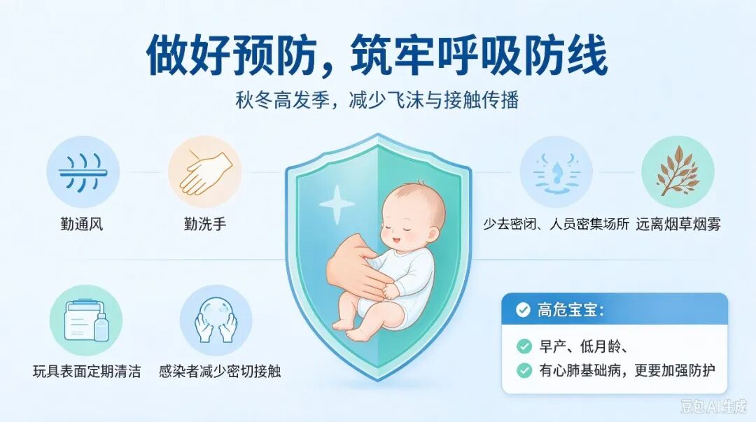 宝宝咳喘久不愈,别当成普通感冒!警惕呼吸道合胞病毒(RSV)感染