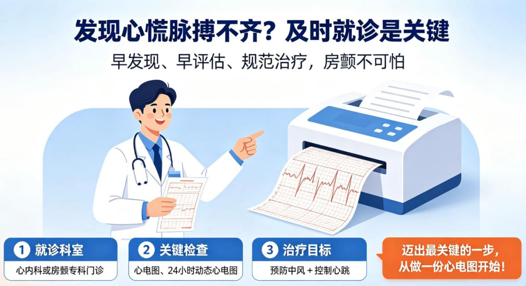 “医生,我心慌得厉害,心脏像在胸口里‘蹦迪’!”认识房颤:准确识别科学防范