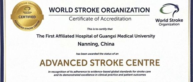 国际认可！广西医科大学第一附属医院获世界卒中组织（WSO）高级卒中中心认证