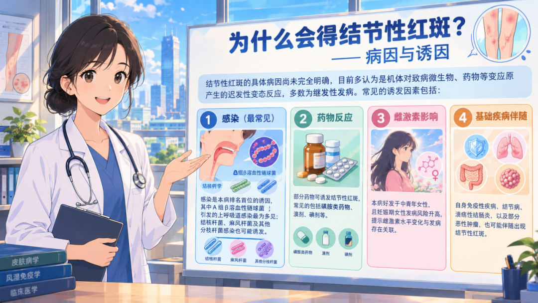 结节性红斑：小腿突发红色硬疙瘩，究竟是什么病？
