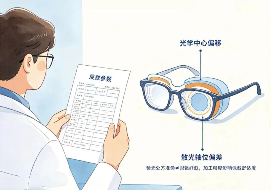 别让“度数”对了,“位置”偏了!配镜加工那些坑你要知道
