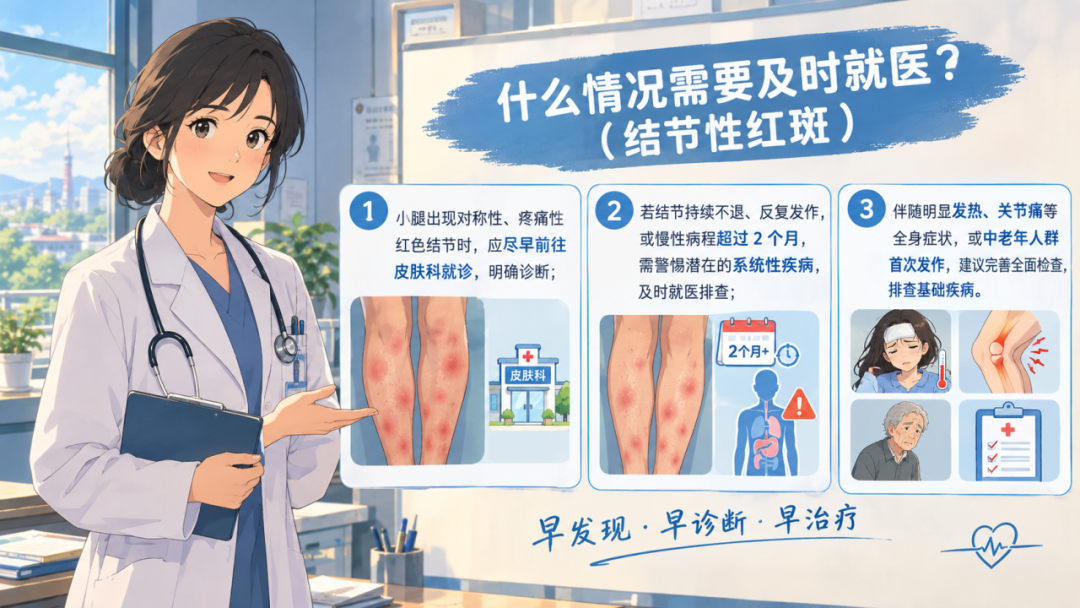 结节性红斑：小腿突发红色硬疙瘩，究竟是什么病？
