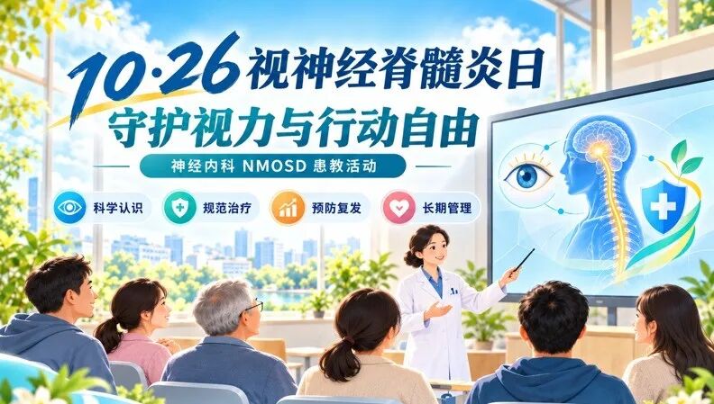 医患携手“守护视力与行动自由”——淮安市一院神经内科举办“视神经脊髓炎谱系疾病日”患教活动