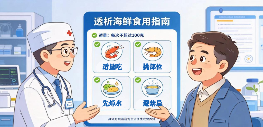 透析肾友也能吃海鲜吗？听听医生怎么说