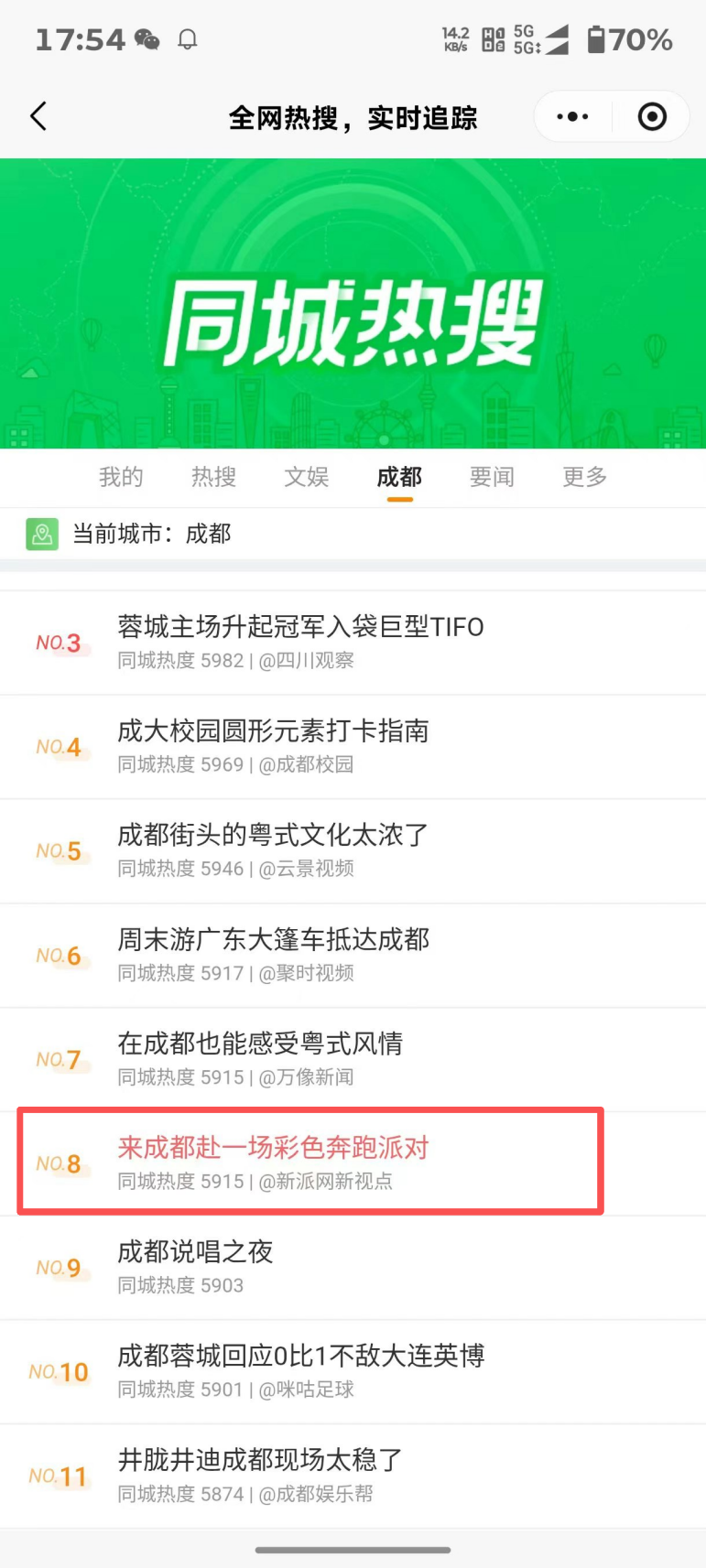 4.5公里彩色跑刷屏成都同城热搜,爱尔眼科亲子跑“跑”进成马前夜