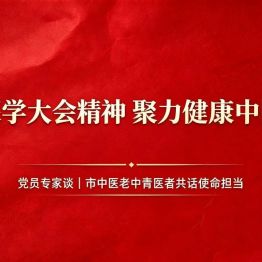 党员专家谈｜深学大会精神 聚力健康中国——市中医老中青医者共话使命担当（一）