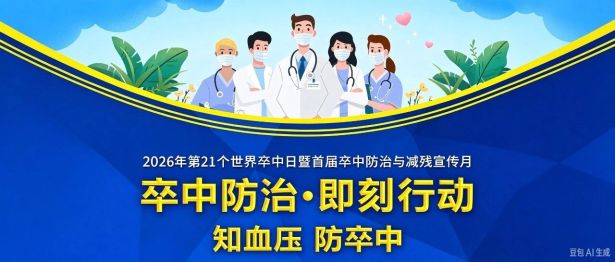 卒中防治•即刻行动 丨第21个世界卒中日，知血压防卒中，守护脑健康