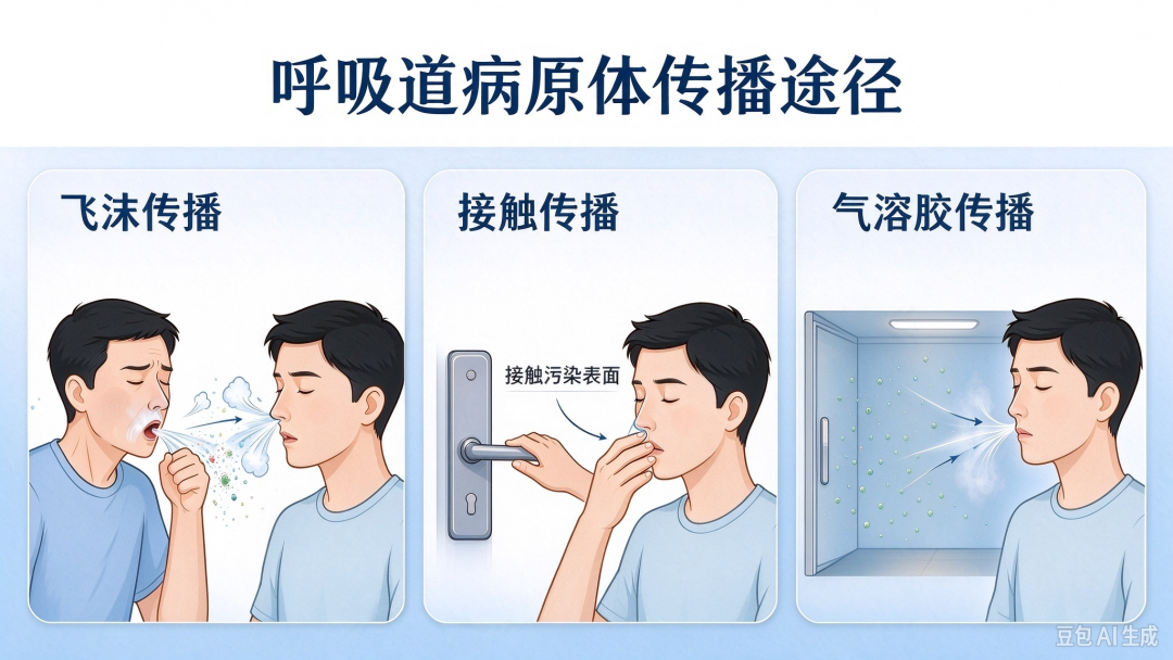 别把咳嗽当小事！呼吸道传染病防护，从一呼一吸开始