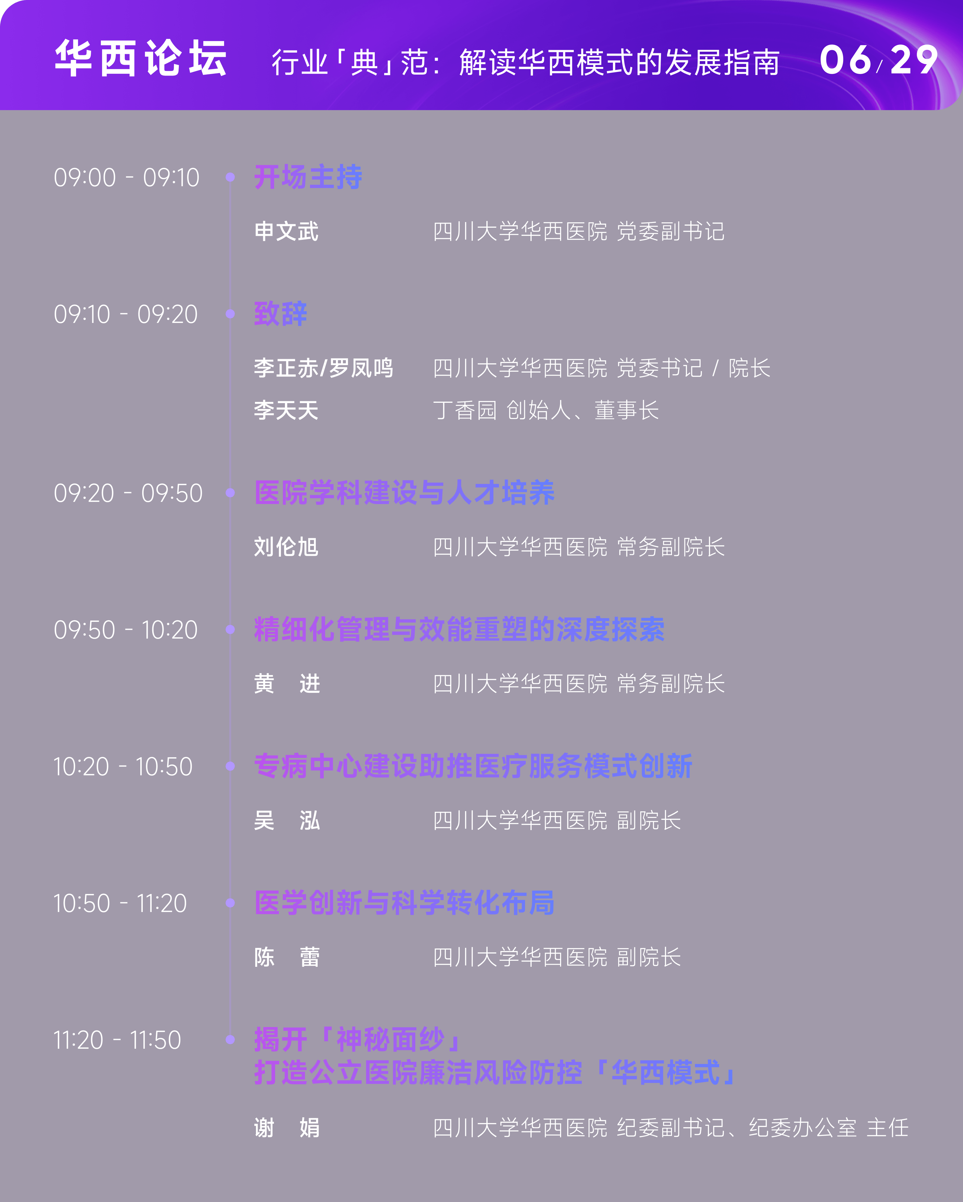 华西论坛 行业「典」范：解读华西模式的发展指南